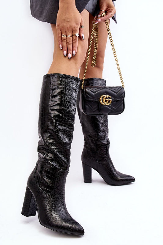 Heeled boots model 189034 Step in style