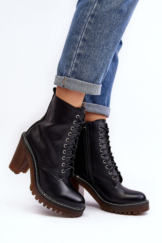 Heeled boots model 189052 Step in style
