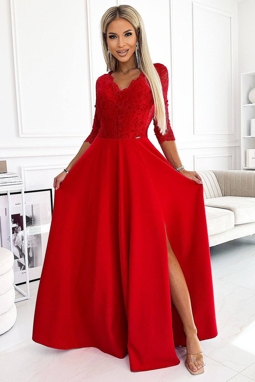 Robe longue model 193523 Numoco
