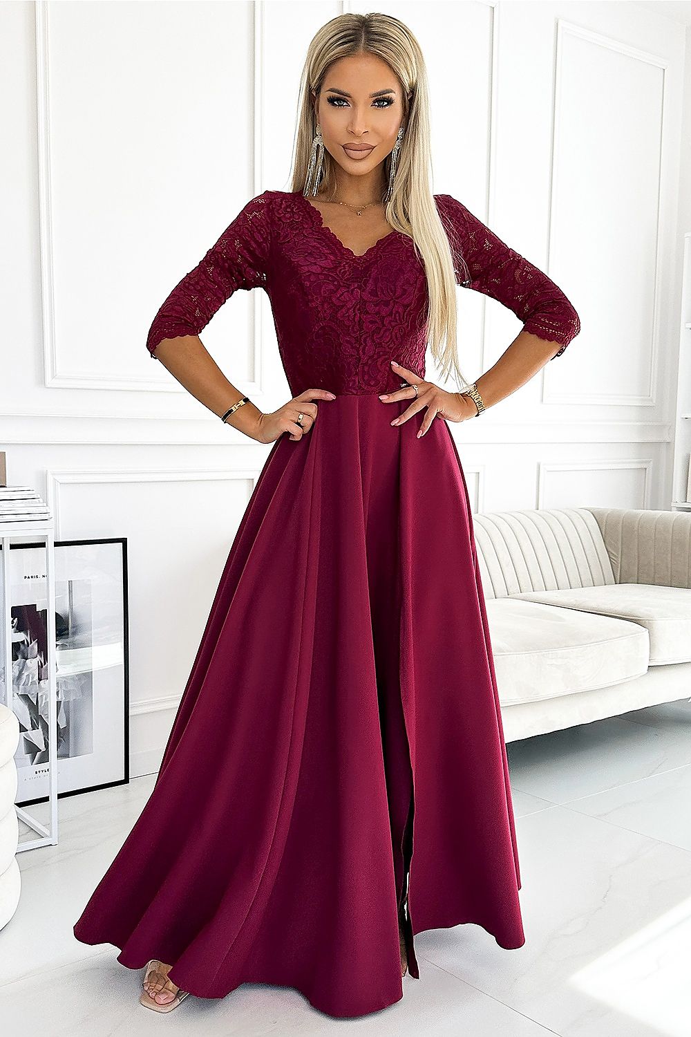 Robe longue model 193523 Numoco