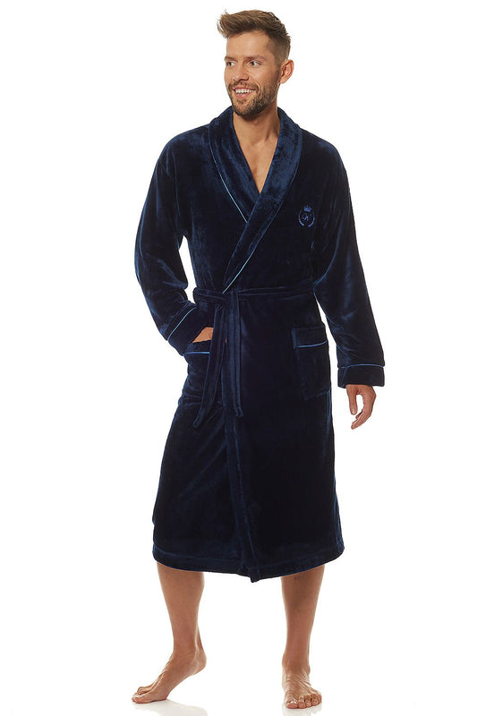 Men's bathrobe model 190016 L&L collection