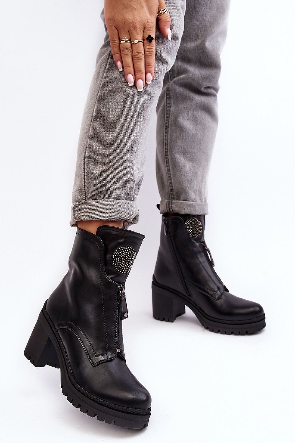 Step in style heeled boots