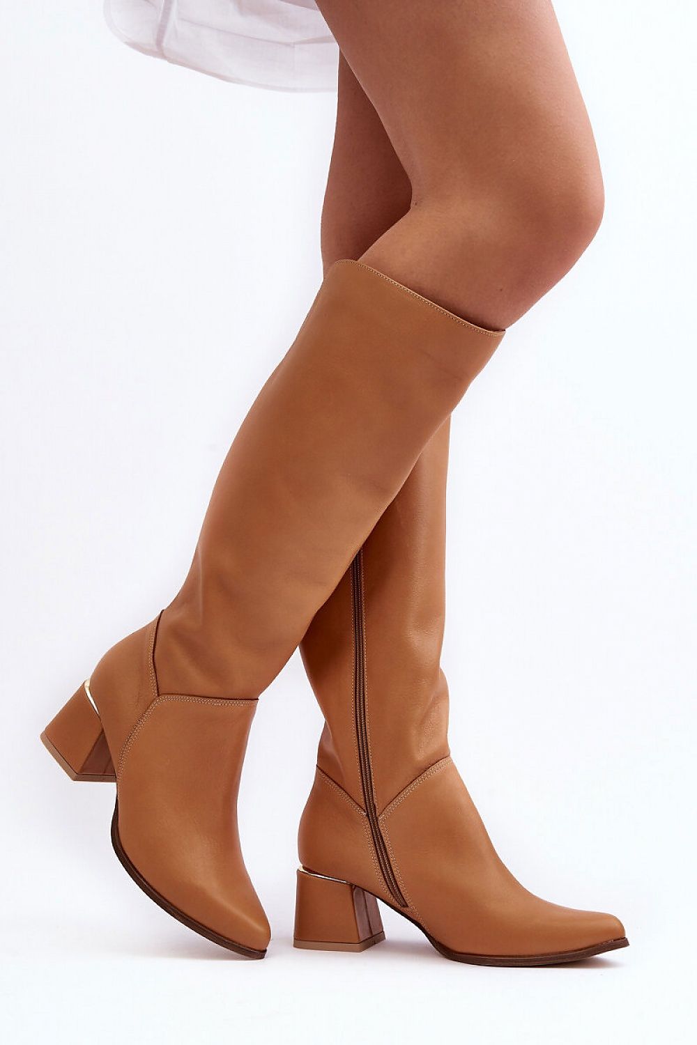 Step in style heeled boots