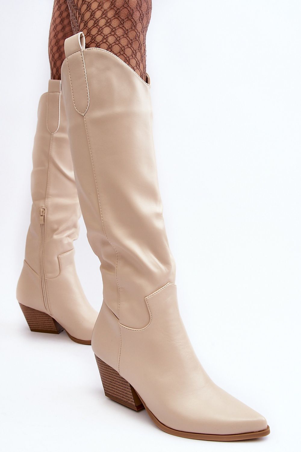 Step in style heeled boots