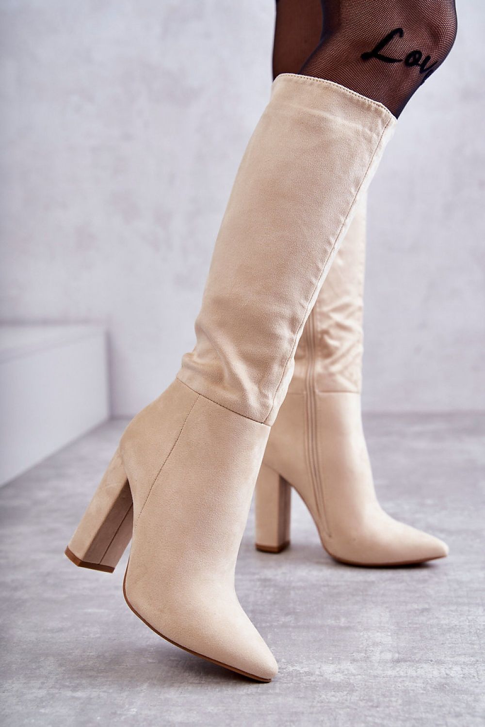 Step in style heeled boots