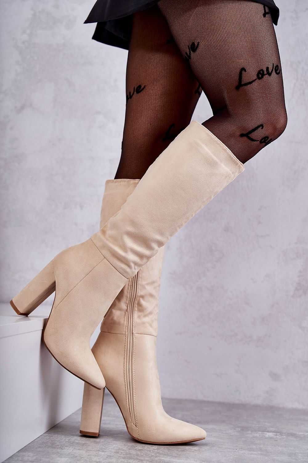 Step in style heeled boots