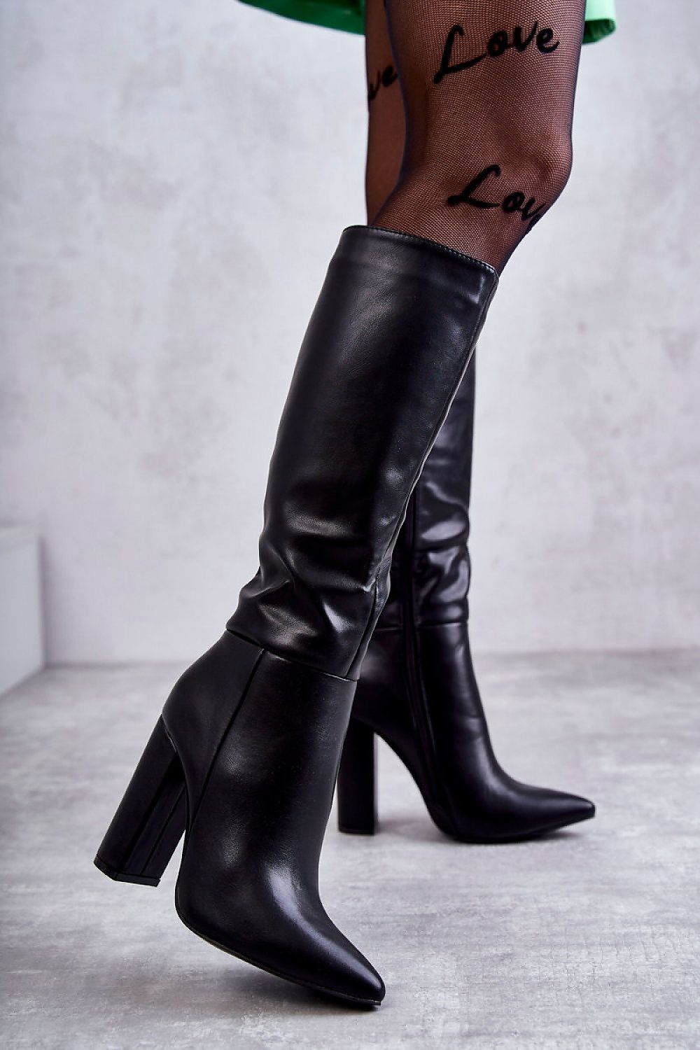 Step in style heeled boots