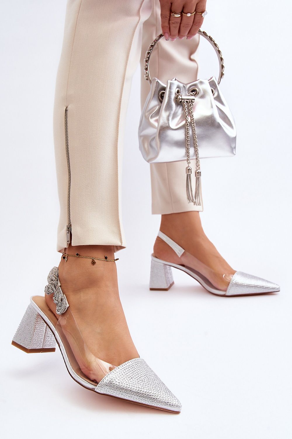 Escarpins talon large Step in style