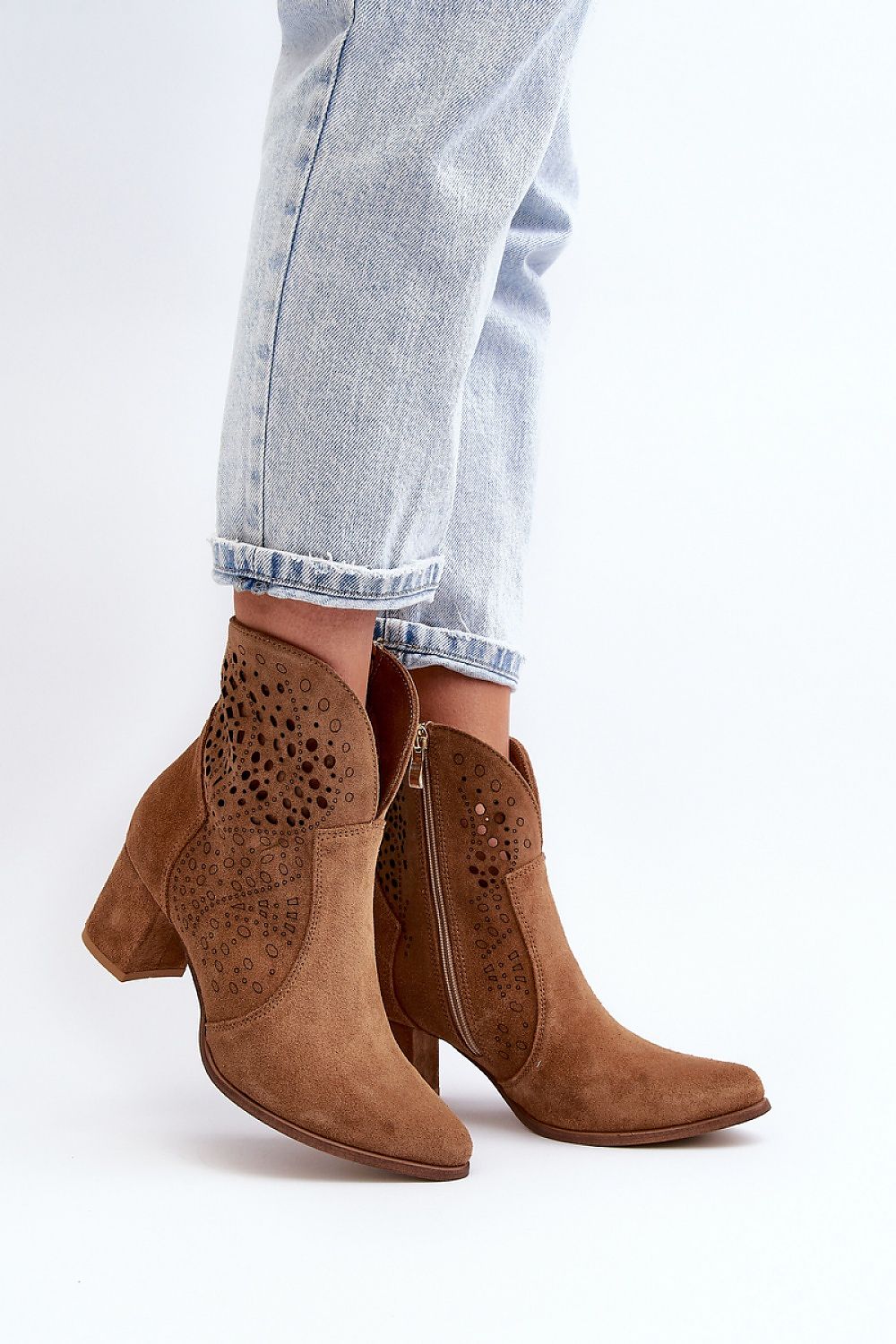 Step in style heeled boots