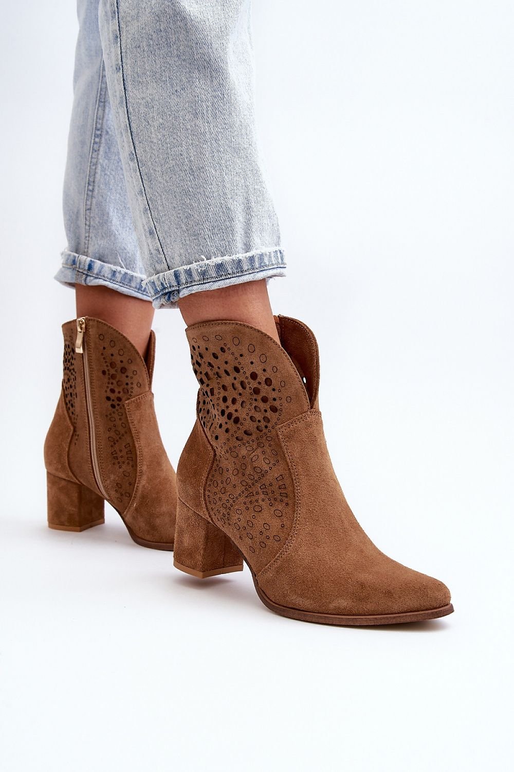 Step in style heeled boots