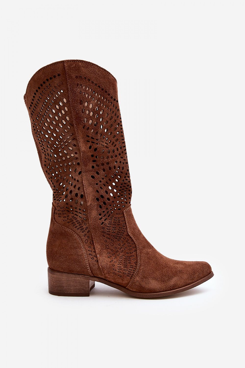 Step in style openwork boots
