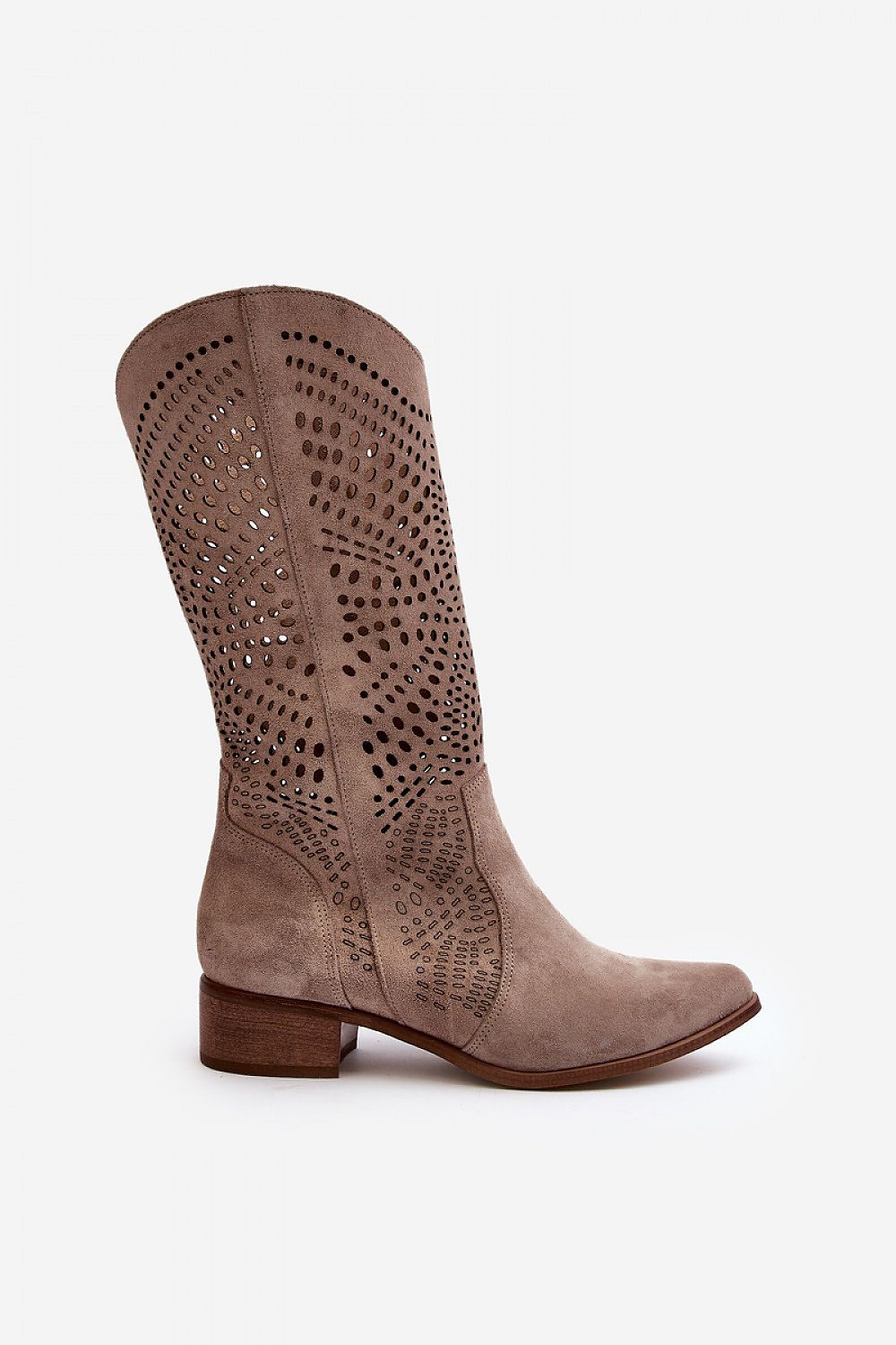Step in style openwork boots