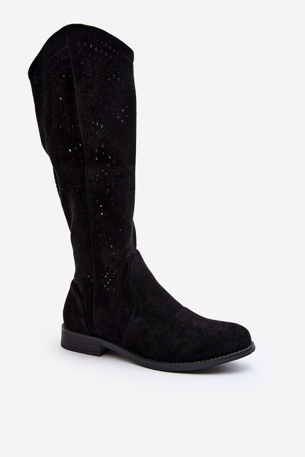 Step in style openwork boots