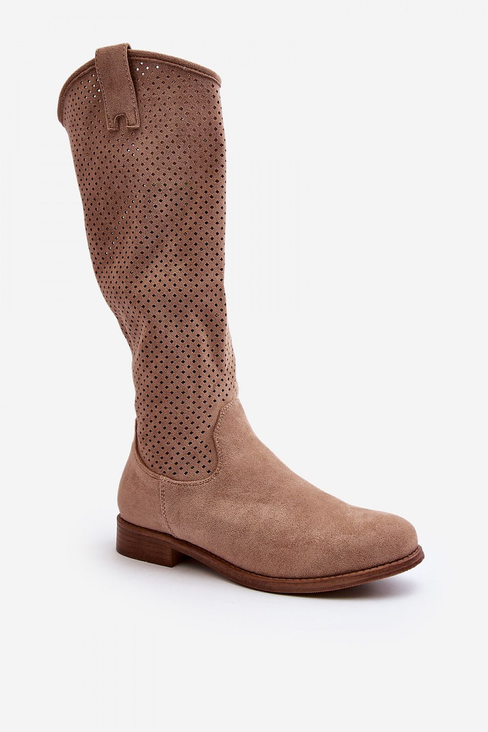 Step in style openwork boots