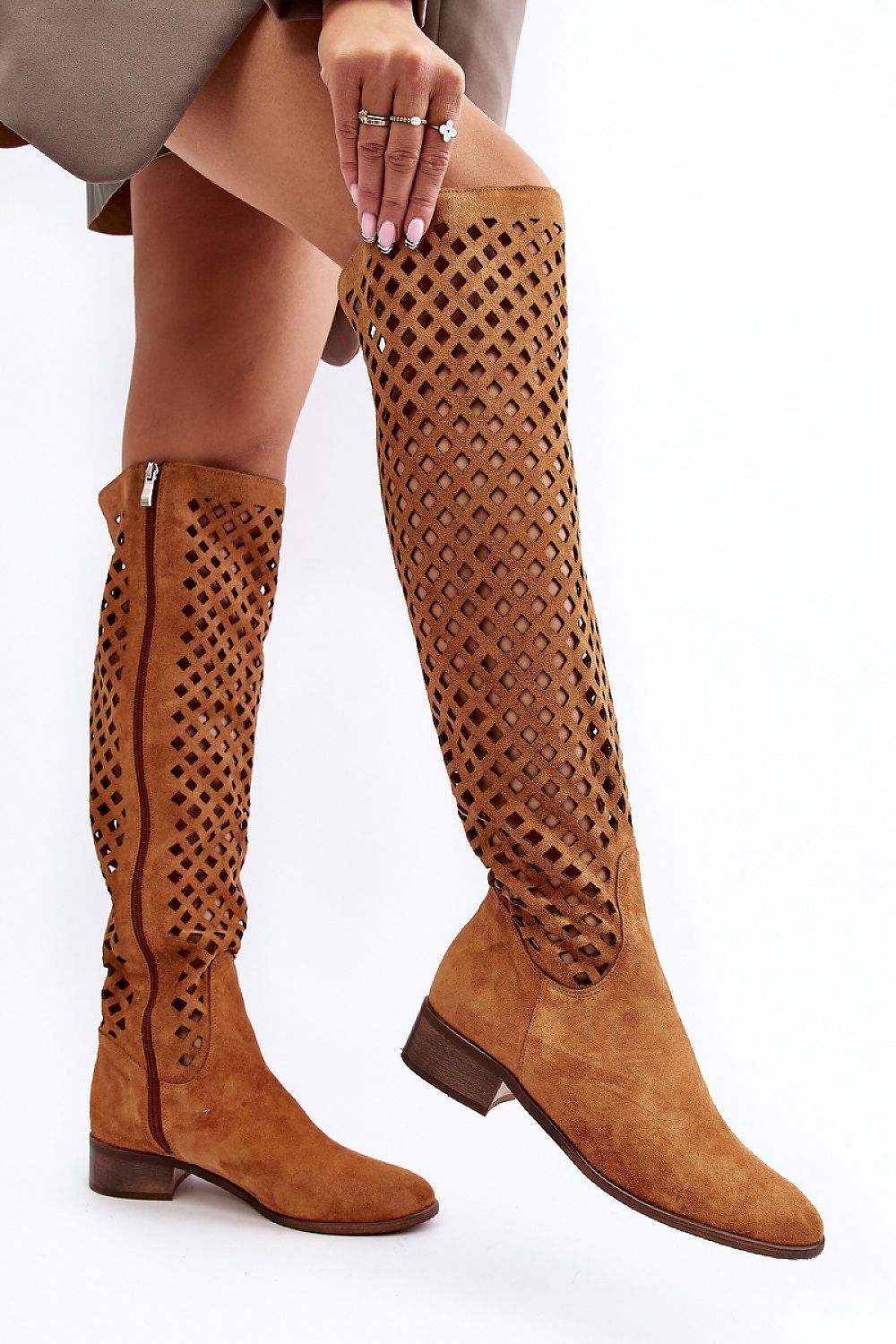 Step in style thigh-high boots