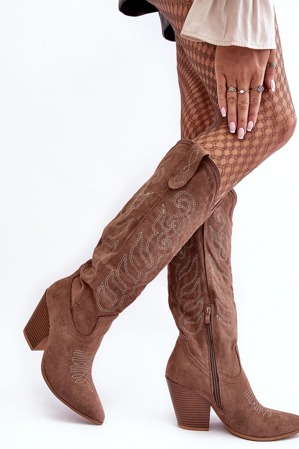 Step in style heeled boots