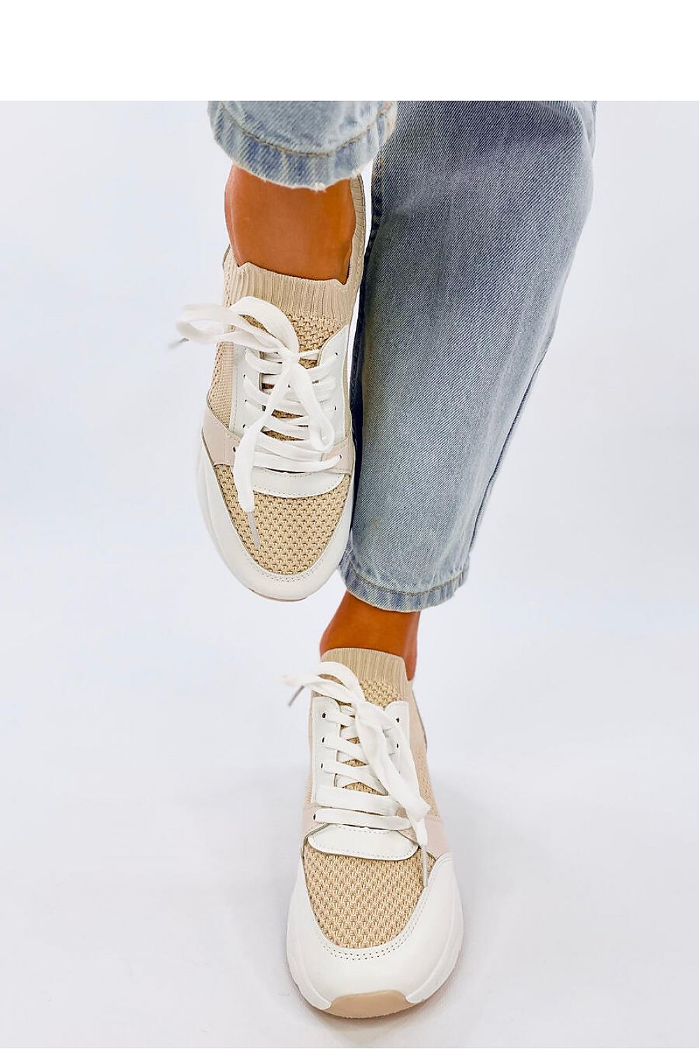 Sneakers with buskins model 192612 Inello