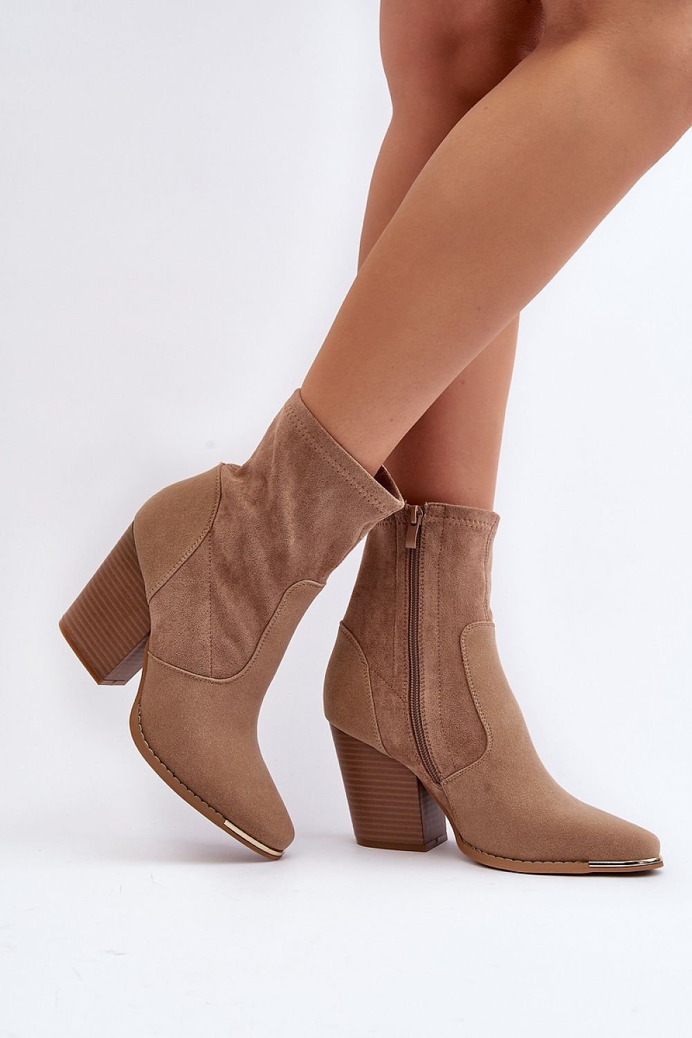 Step in style heeled boots