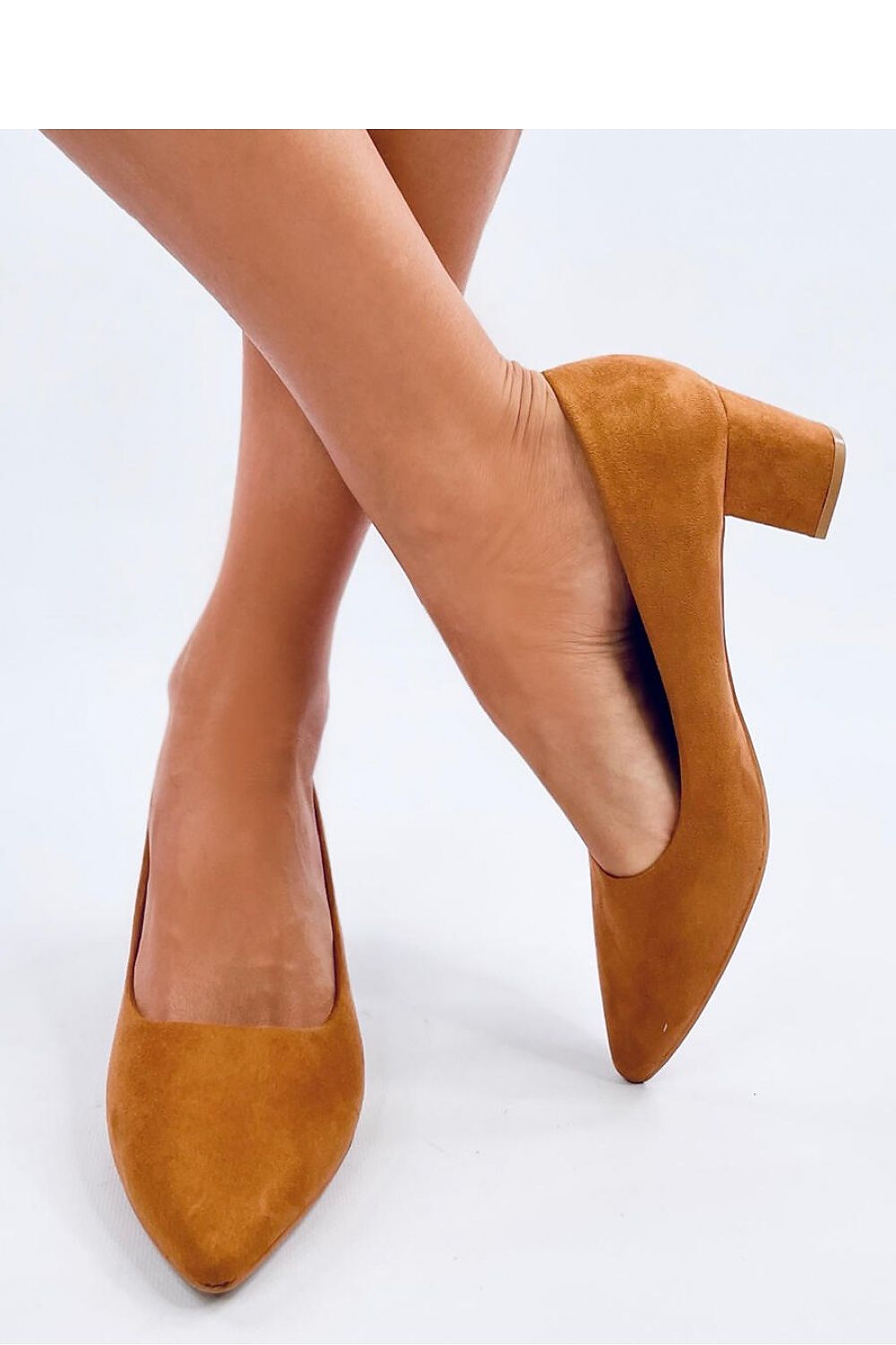 Inello wide heel pumps
