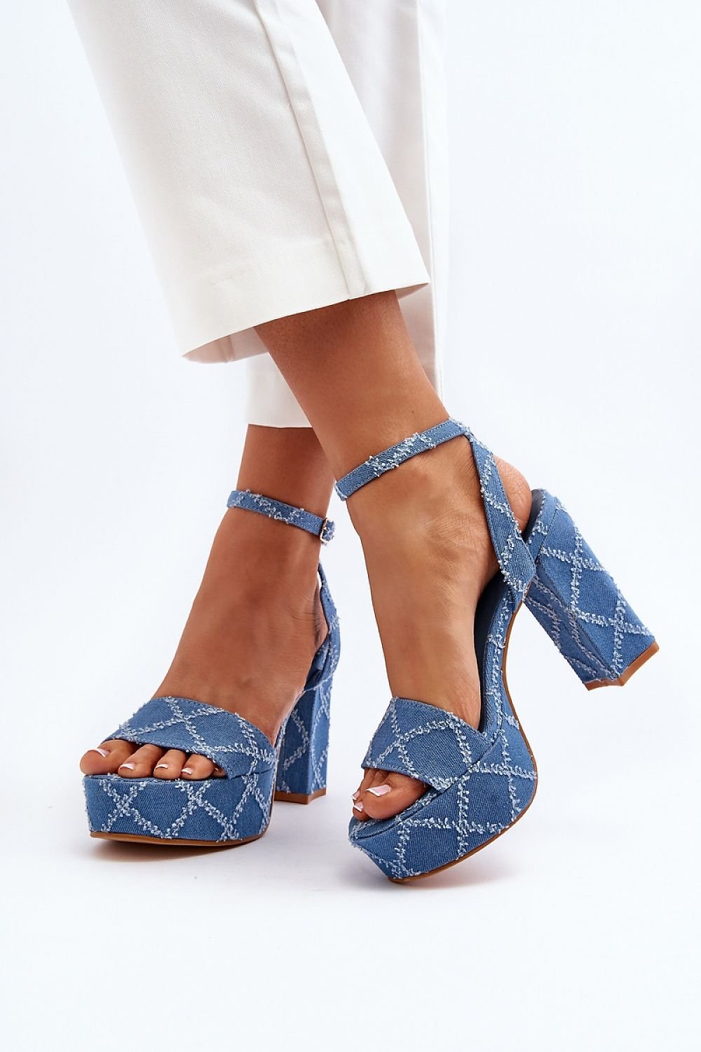 Step in style heeled sandals