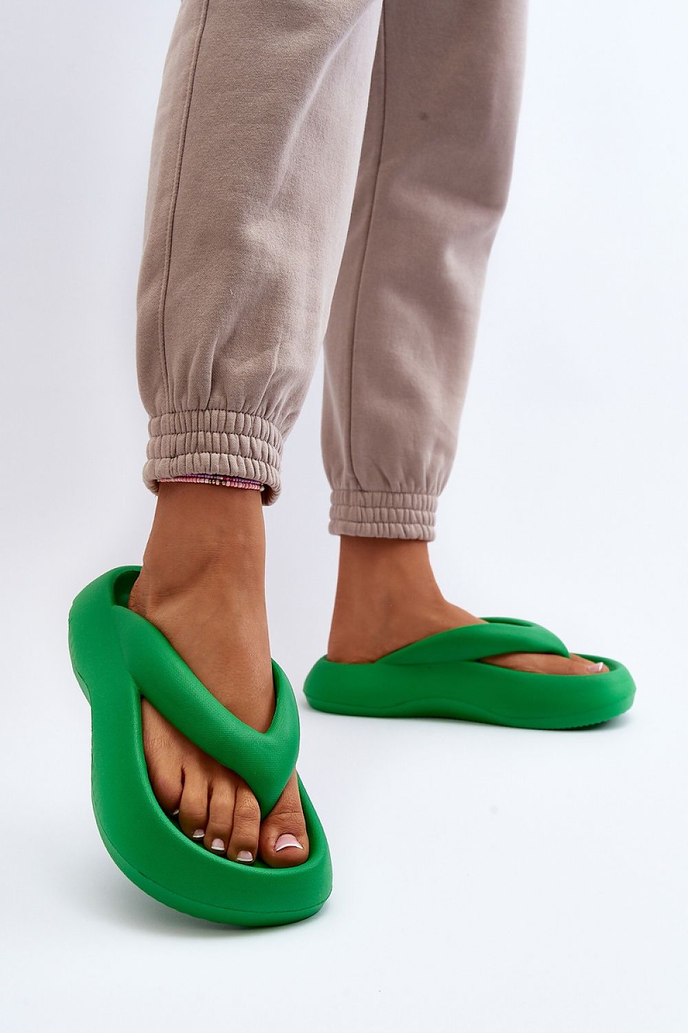 Step in style flip-flops
