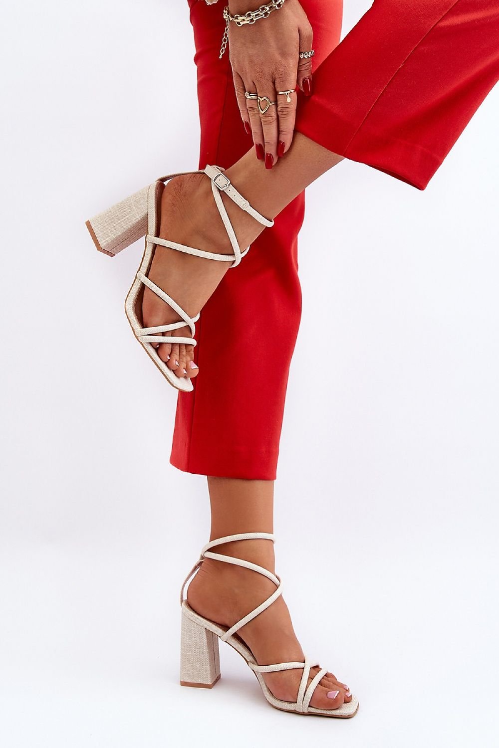 Step in style heeled sandals