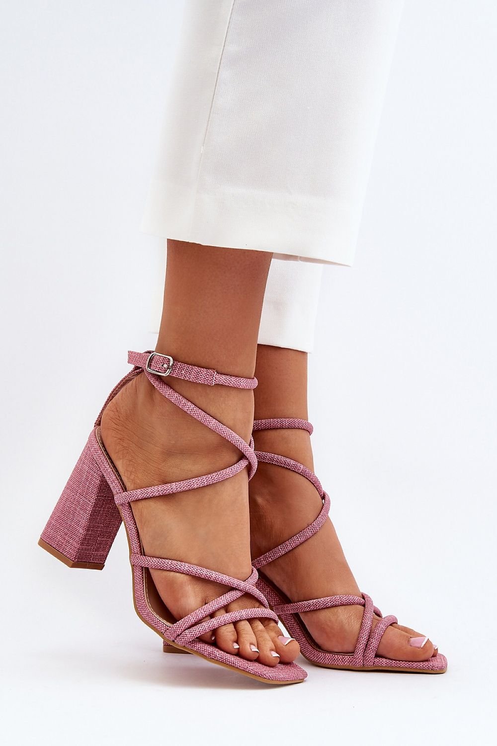 Step in style heeled sandals