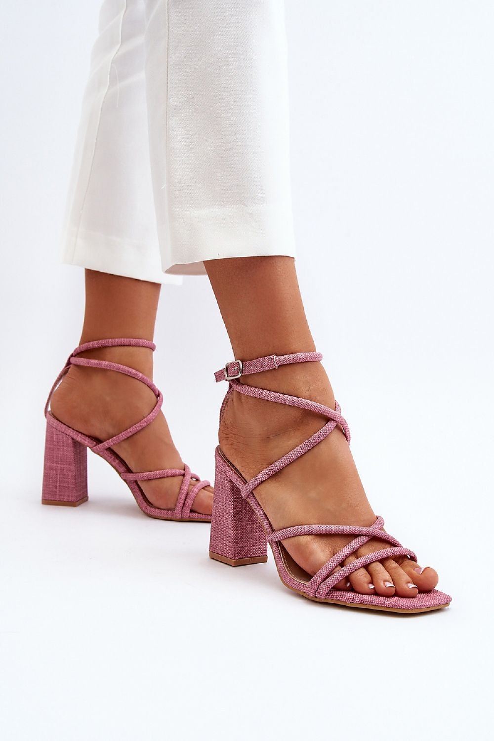Step in style heeled sandals