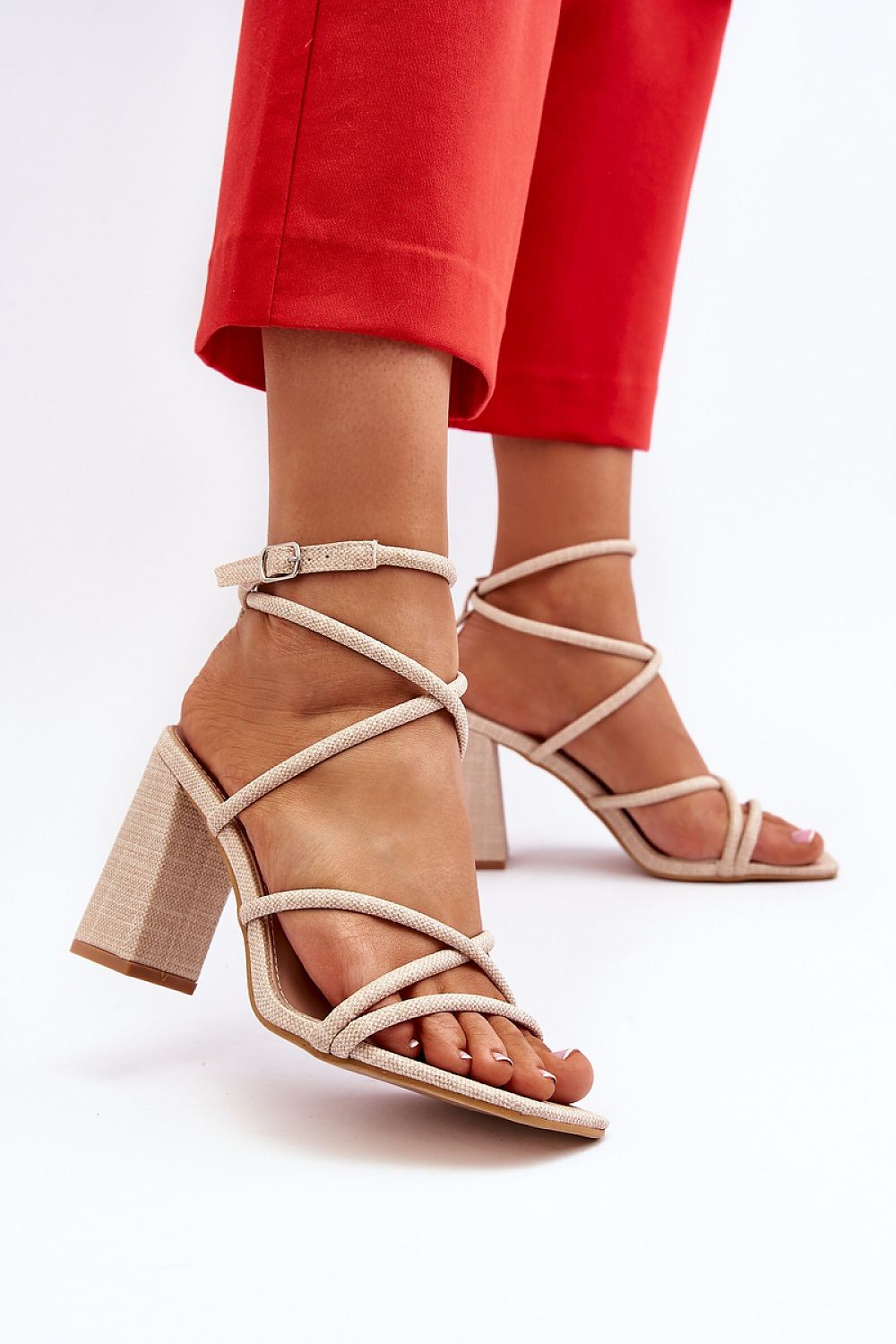 Step in style heeled sandals