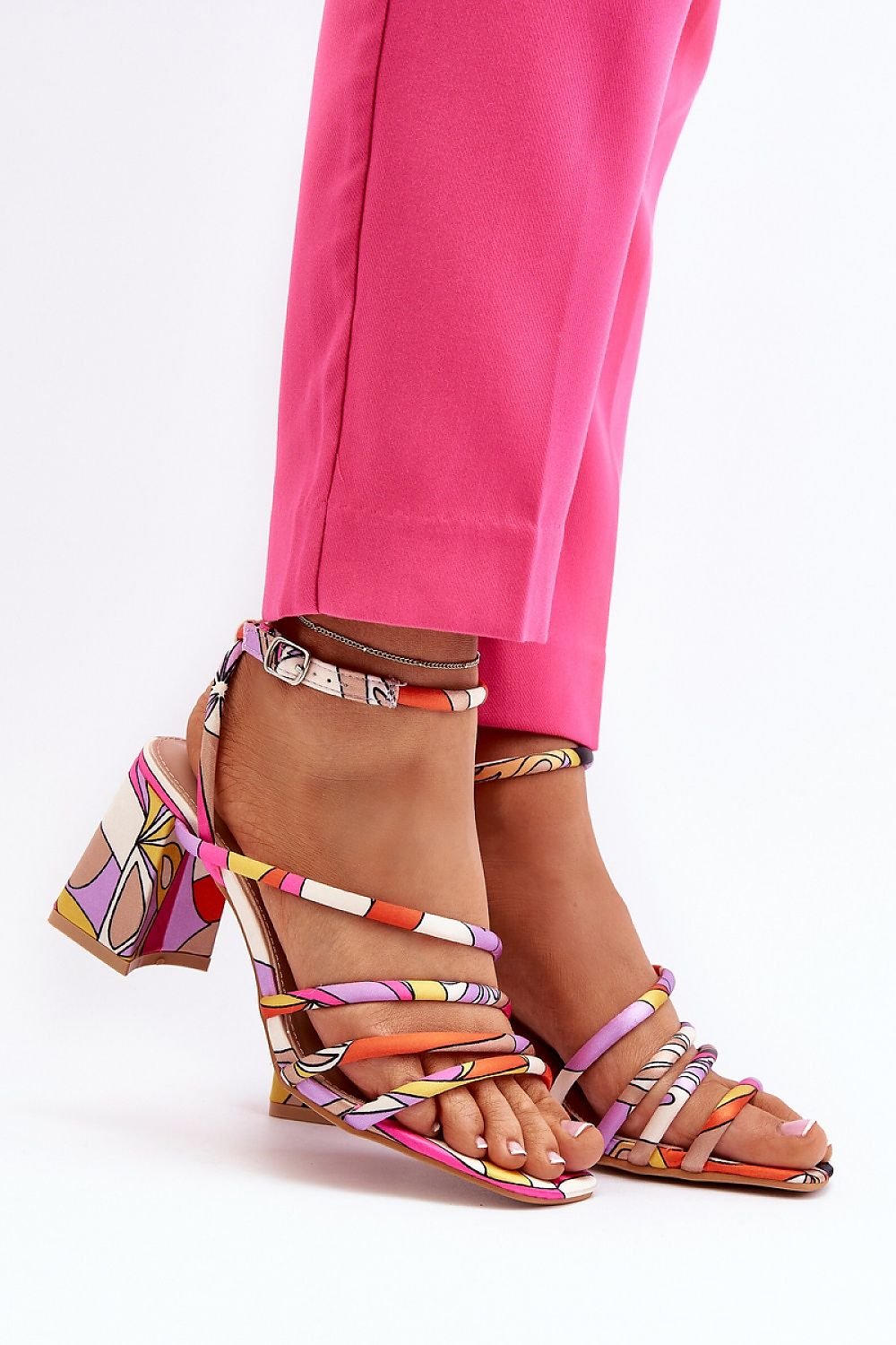 Step in style heeled sandals
