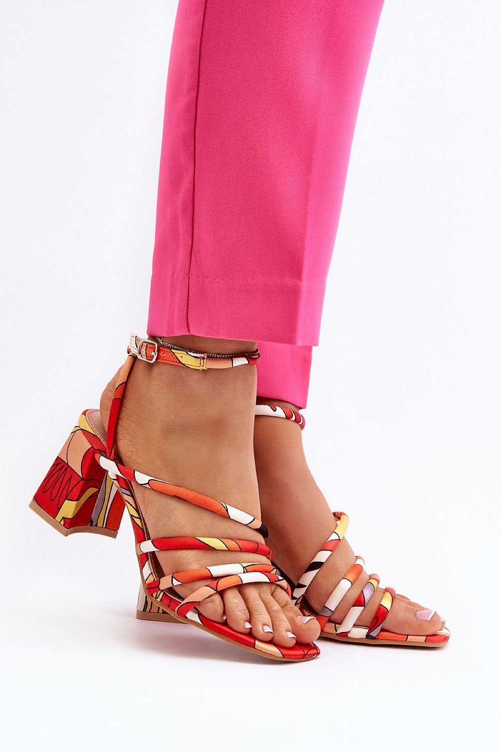 Step in style heeled sandals