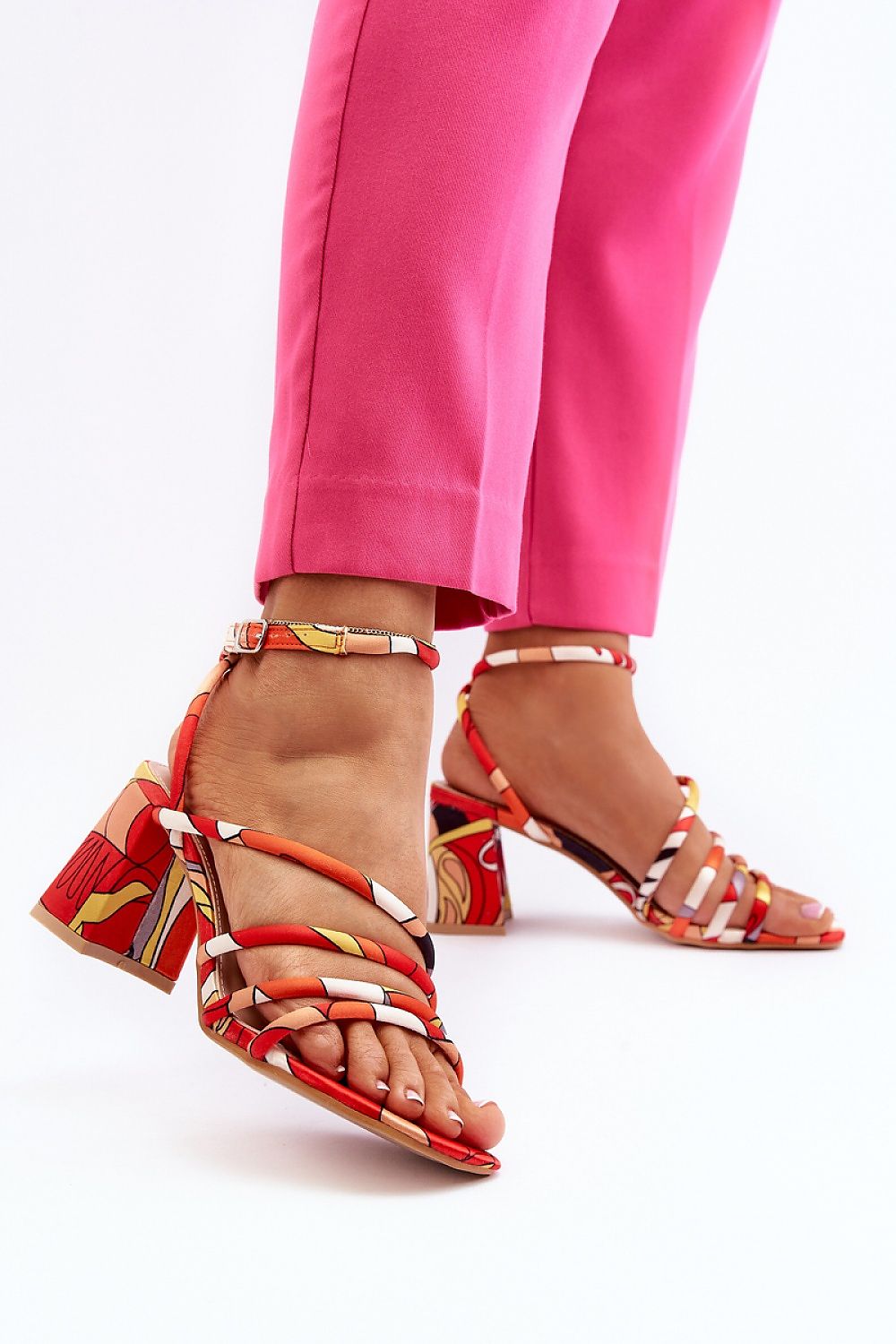 Step in style heeled sandals