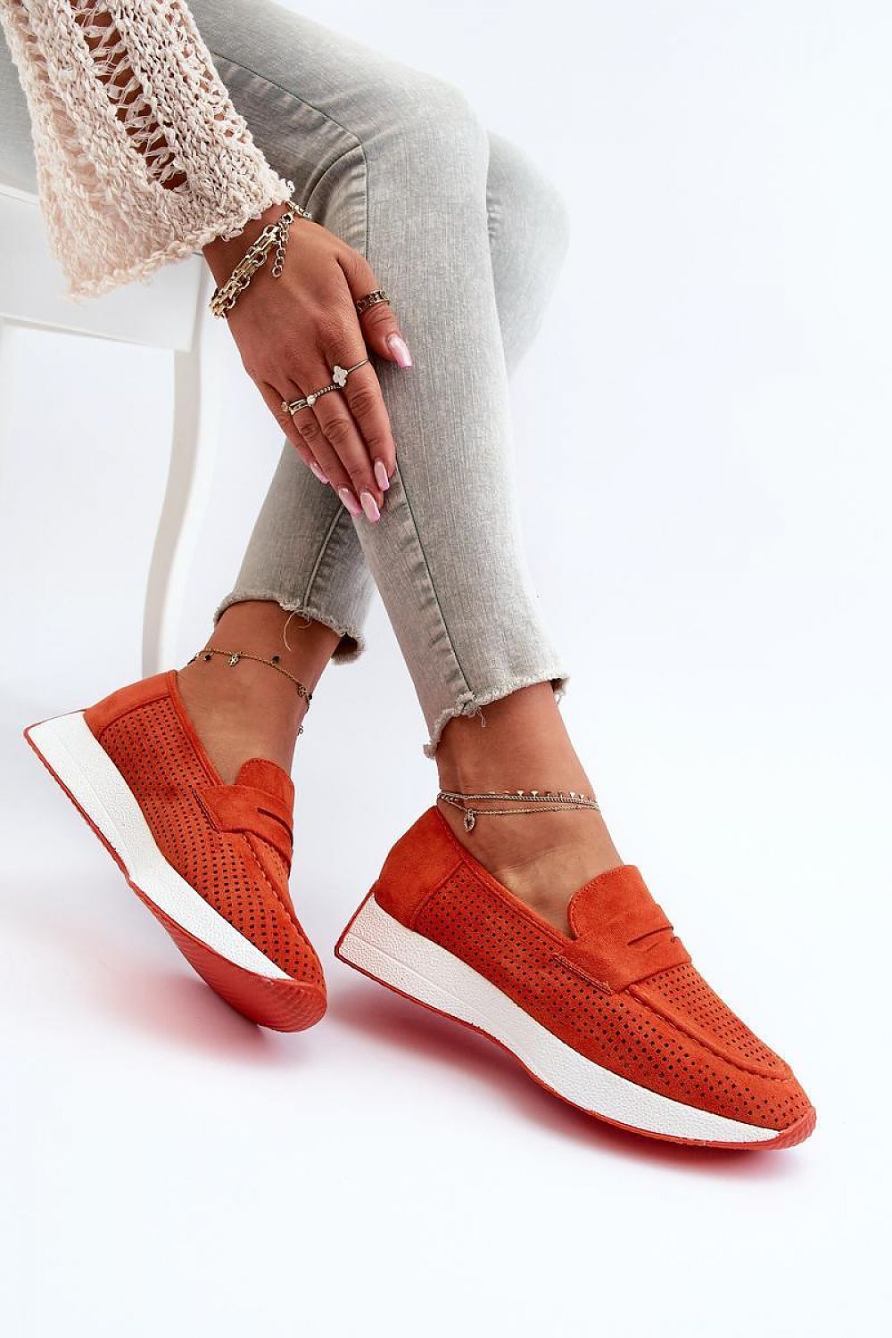 Moccasins model 195720 Step in style