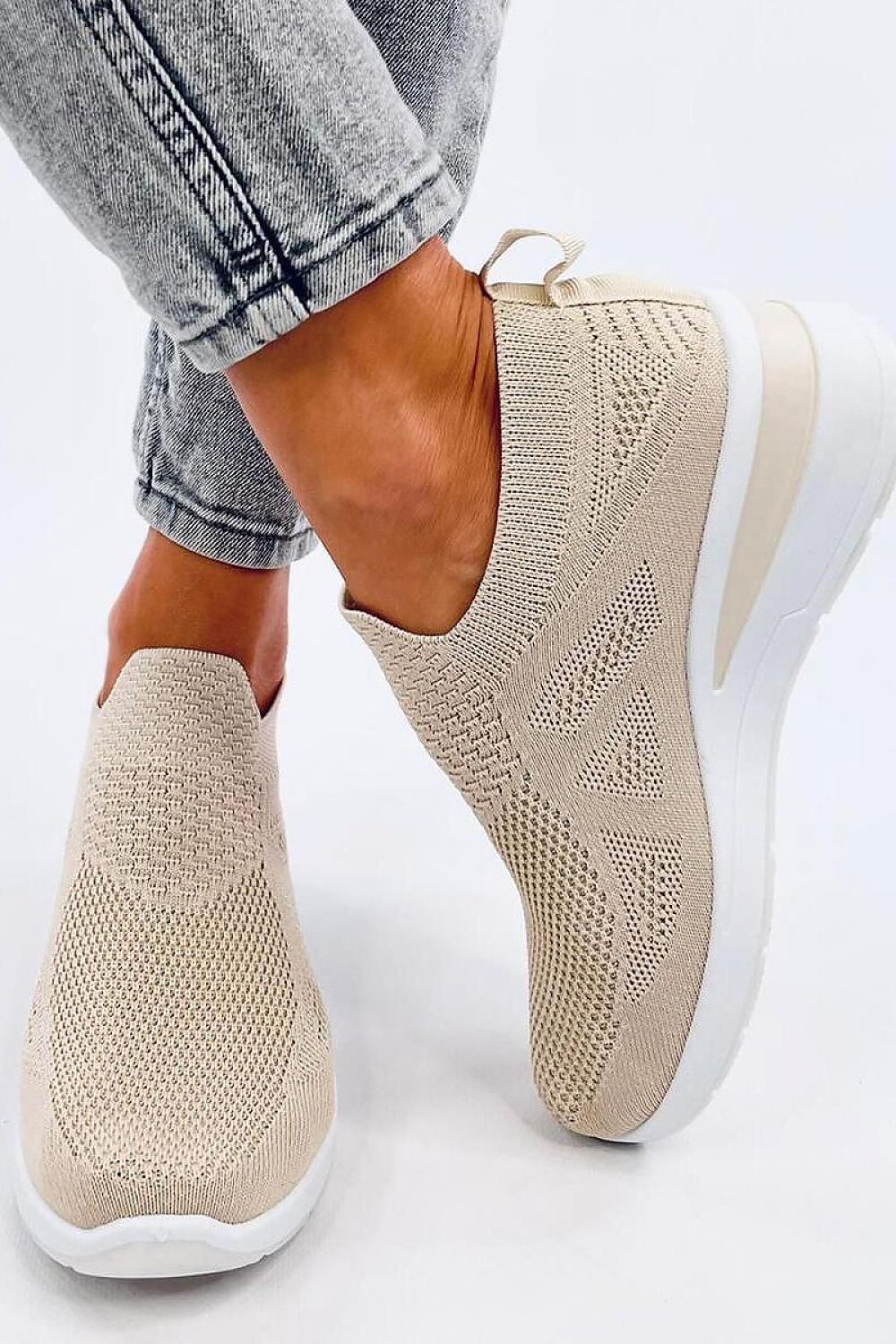 Sneakers with buskins model 195995 Inello