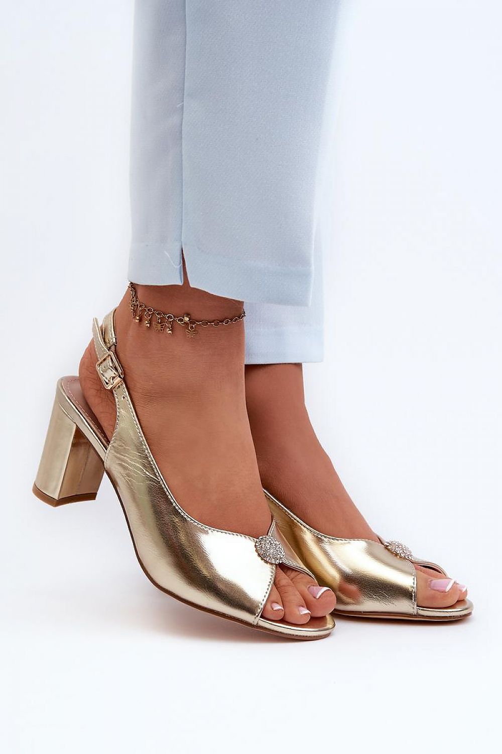 Step in style heeled sandals