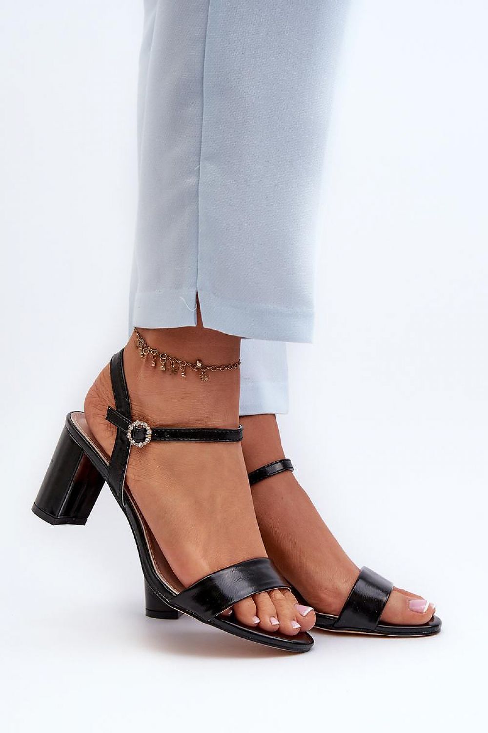 Step in style heeled sandals
