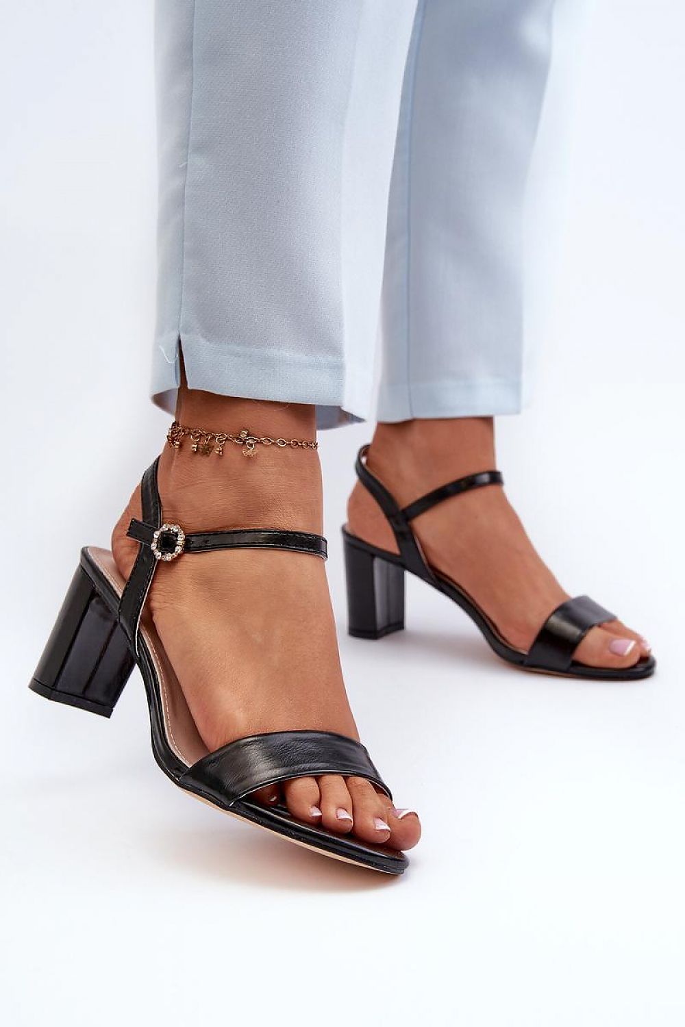Step in style heeled sandals