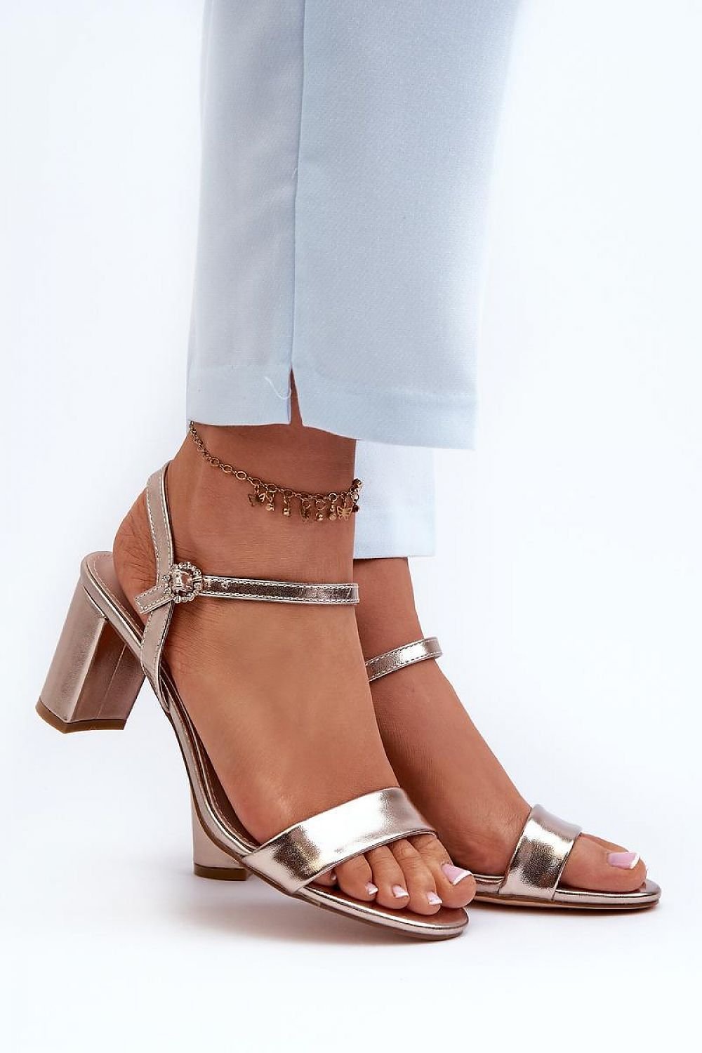 Step in style heeled sandals