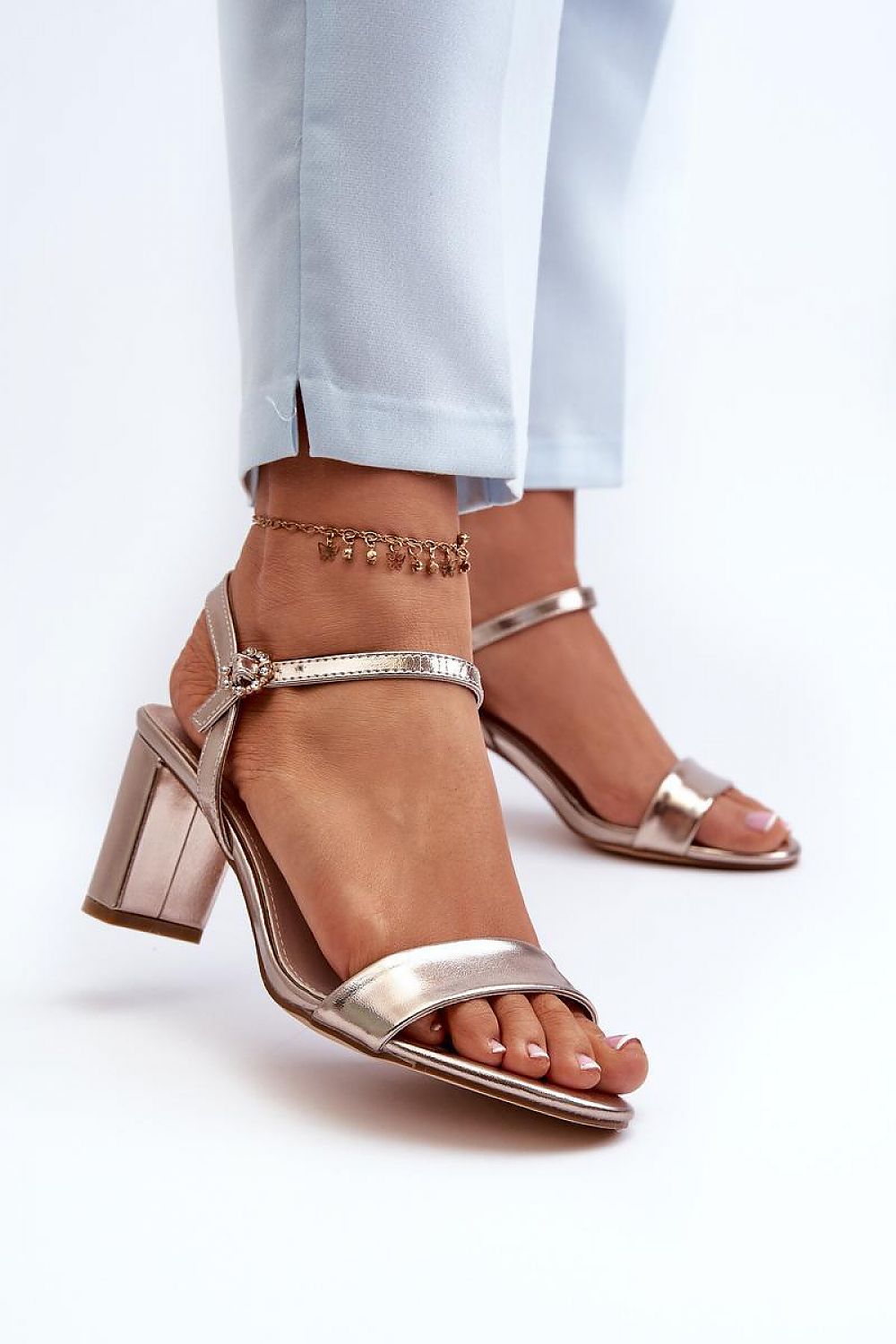 Step in style heeled sandals