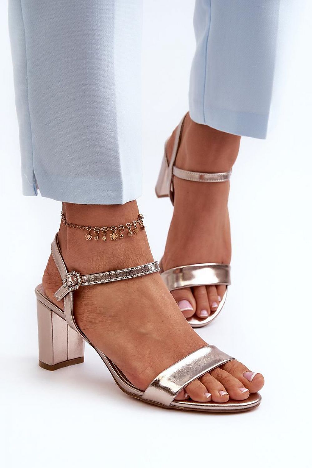 Step in style heeled sandals