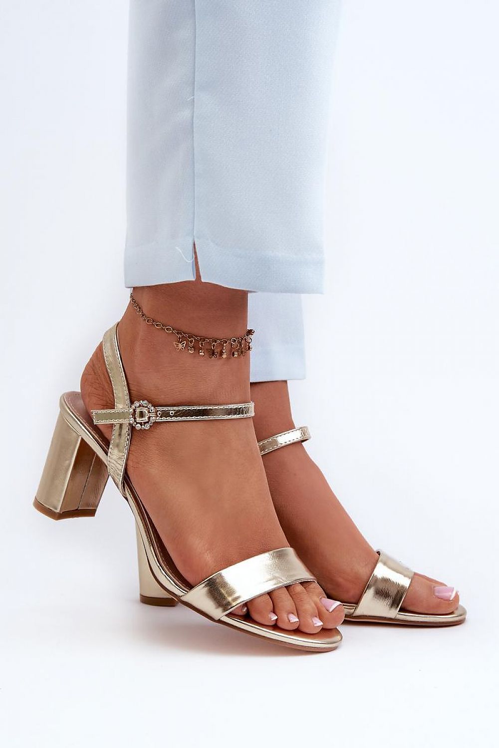 Step in style heeled sandals