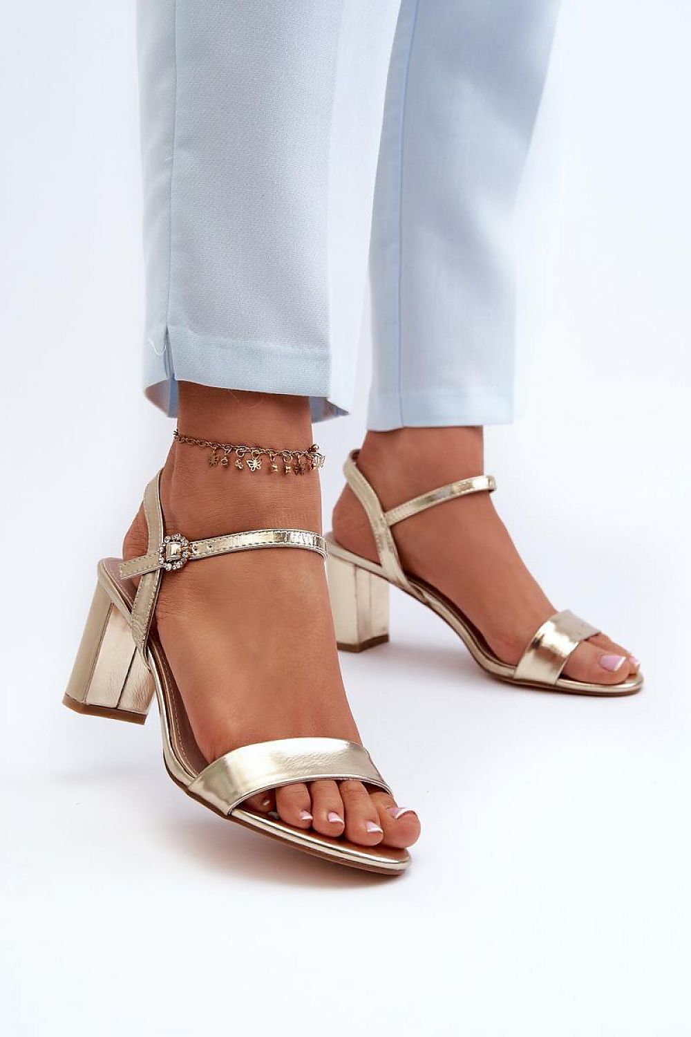 Step in style heeled sandals
