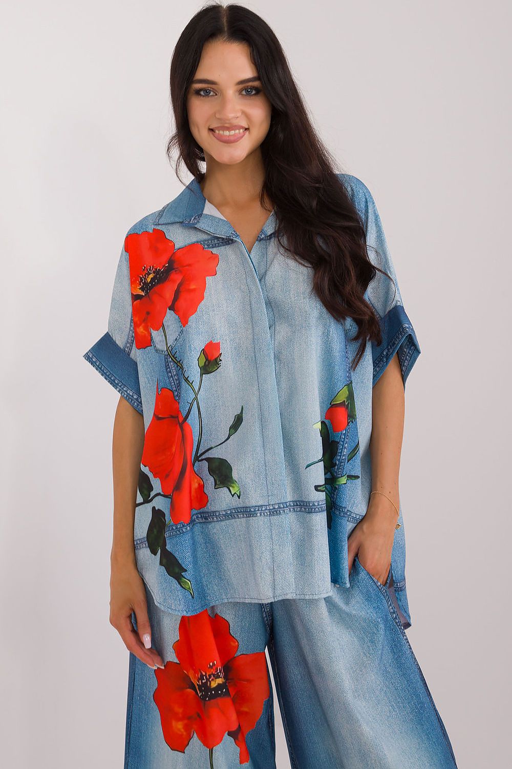 Short sleeve shirt model 198387 Italy Moda