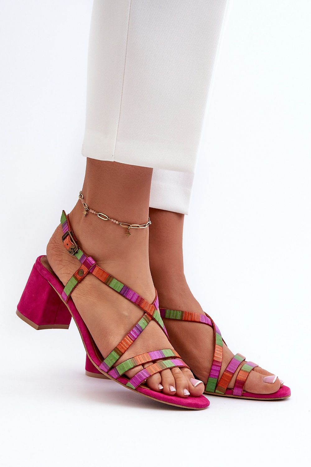 Heeled sandals model 198795 Step in style