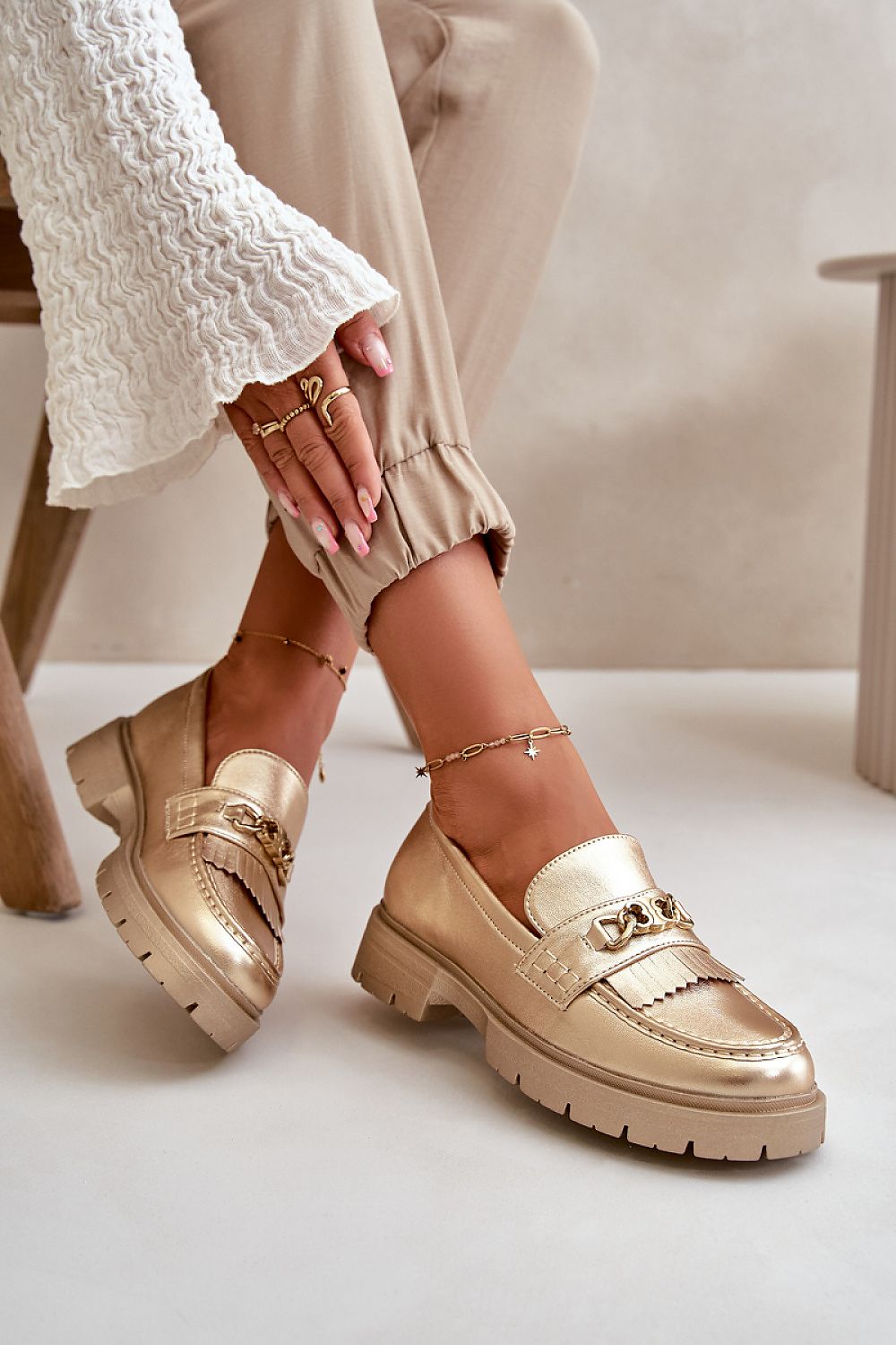 Moccasins model 199096 Step in style