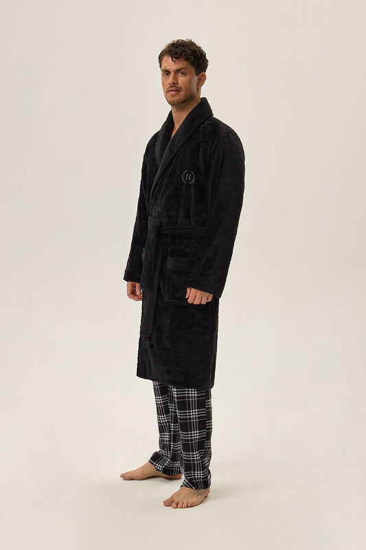 Men's bathrobe model 199386 Henderson