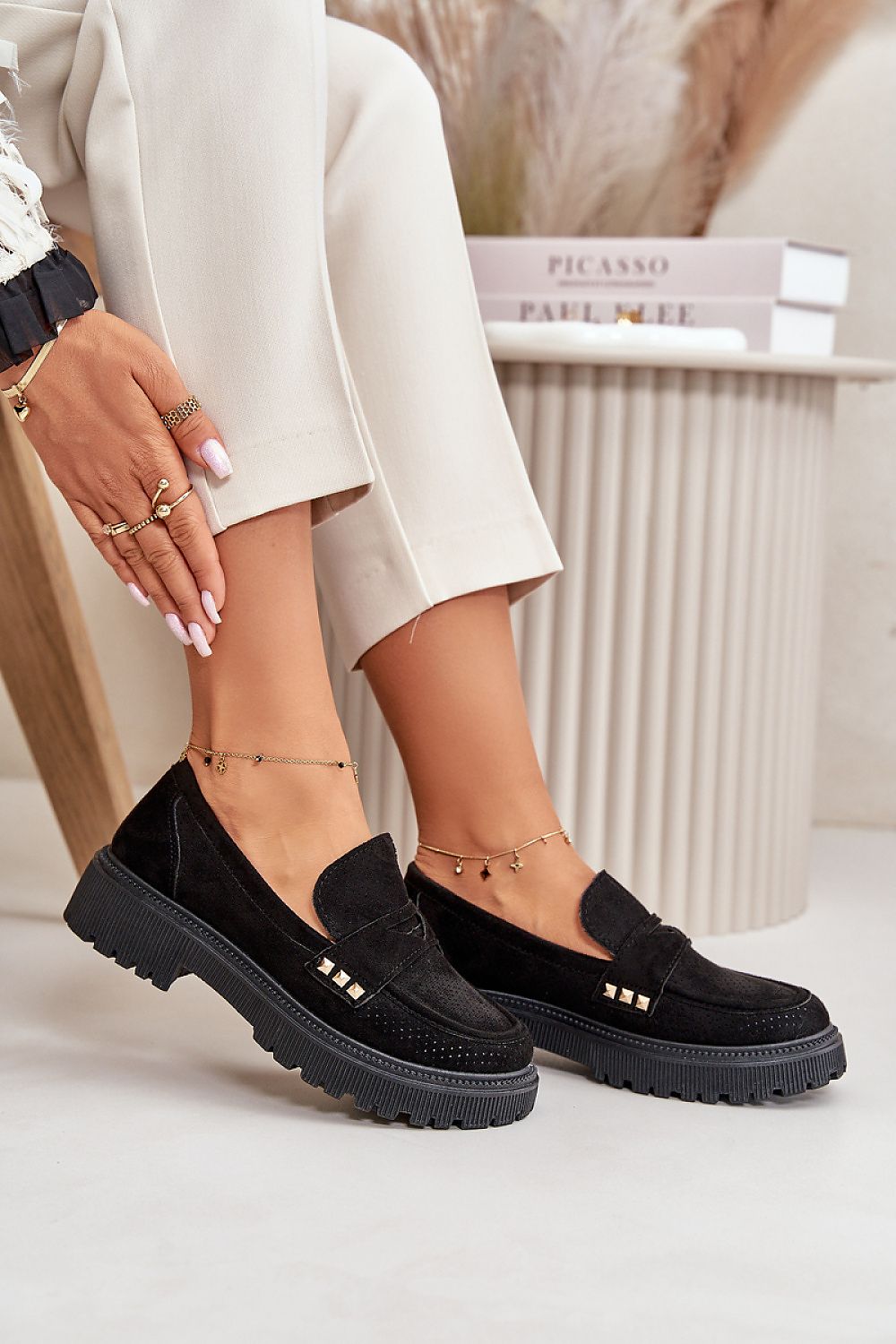 Moccasins model 199586 Step in style