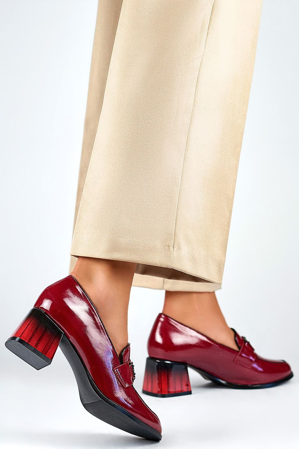 Escarpins talon large model 200447 PRIMO