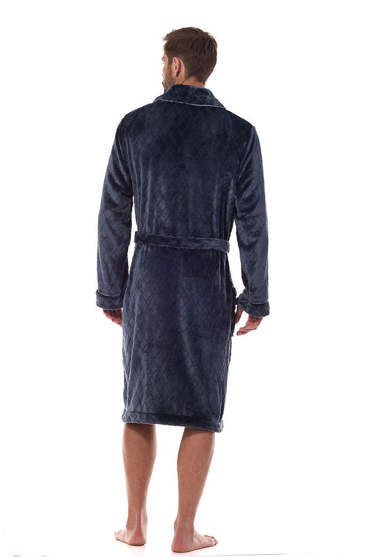 Men's bathrobe model 200801 L&L collection