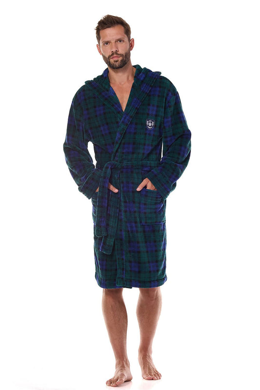 Men's bathrobe model 200803 L&L collection